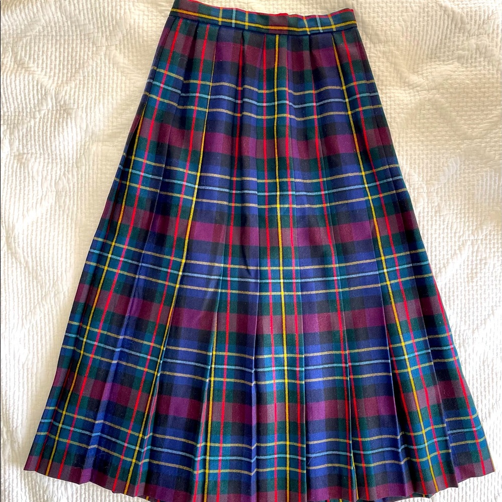 Vintage Plaid Skirt